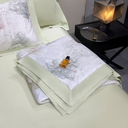 91家纺网 家纺一手货源 找家纺 2025年夏季热门冰丝数码印花单夏被夏凉被空调被 夏被-时空骑士