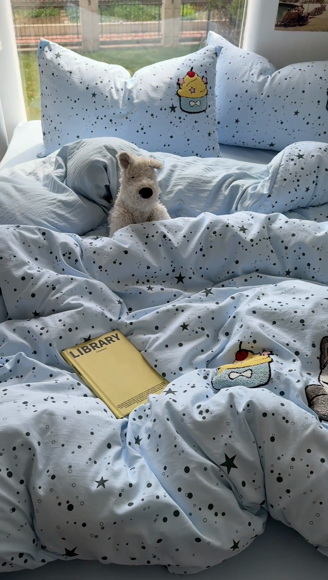 91家纺网 家纺一手货源 找家纺 耀达家居 2025新款A类水洗棉毛巾绣四件套 星空奶油猫