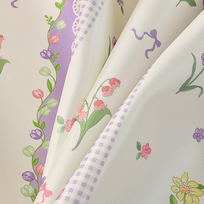 91家纺网 家纺一手货源 找家纺 简一 2025新款A类碳光印花数码冰丝凉席系列-床单款 紫色梦境