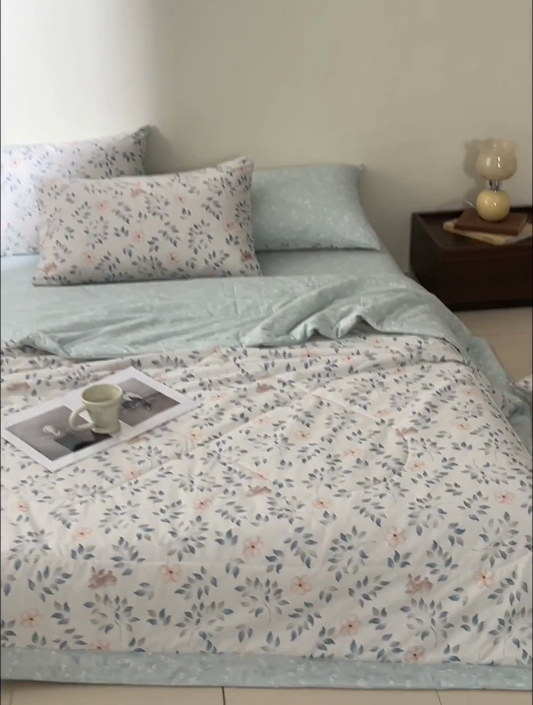 91家纺网 家纺一手货源 找家纺 宝士康家纺 2025新款10A抗菌全棉夏被 被子被芯 沁心田园