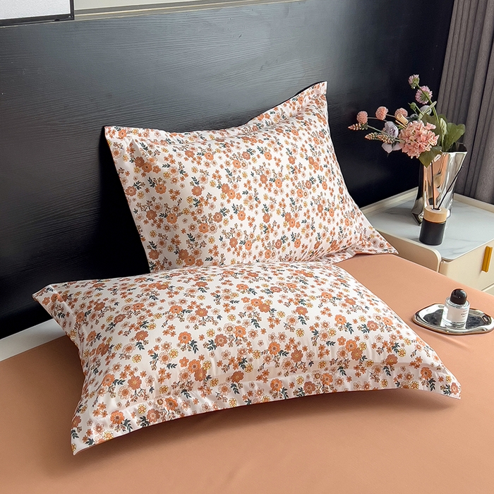 91家纺网 家纺一手货源 找家纺 宝士康家纺 2025新款10A抗菌双层纱印花夏被四件套 小雏菊