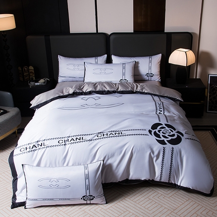 91家纺网 家纺一手货源 找家纺 （总）爵仕家纺 2025新款轻奢潮牌水洗真丝四件套