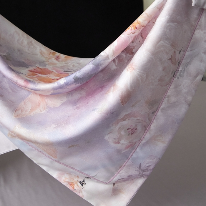 91家纺网 家纺一手货源 找家纺 金奇达家纺 2025新款竹玉清丝四件套-雅韵【标准号全网控价（折后券后）不低于元228元】 怦然心动-紫