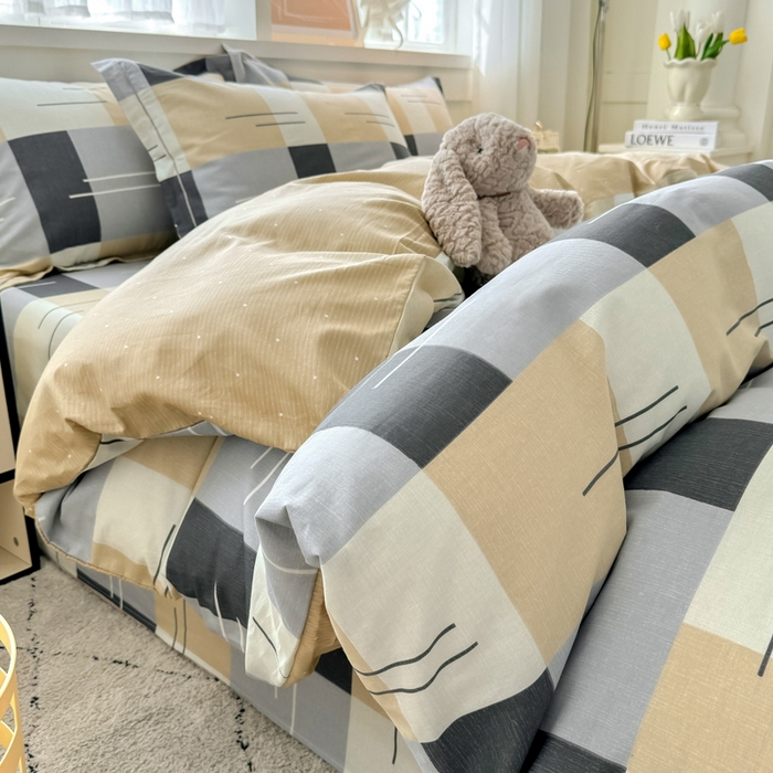 91家纺网 家纺一手货源 找家纺 红粉佳人家纺 2025新款12868纯棉系列全棉单床单 洛迪