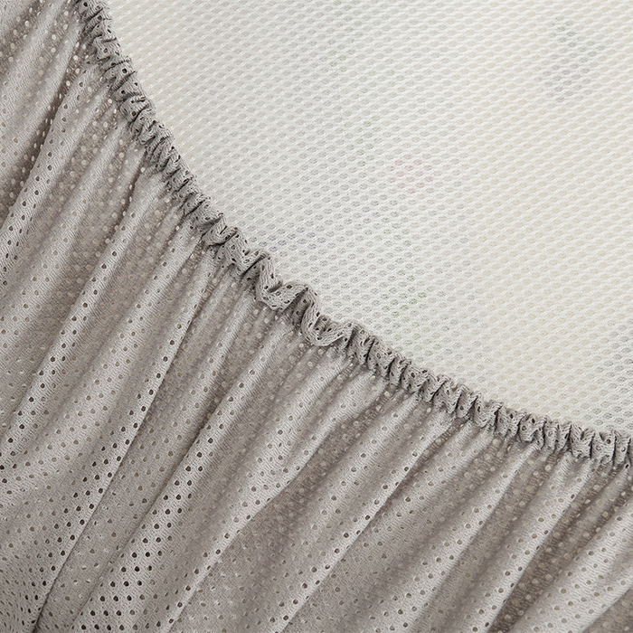 91家纺网 家纺一手货源 找家纺 简一 2025新款A类碳光印花数码冰丝凉席系列-床笠款 紫色梦境