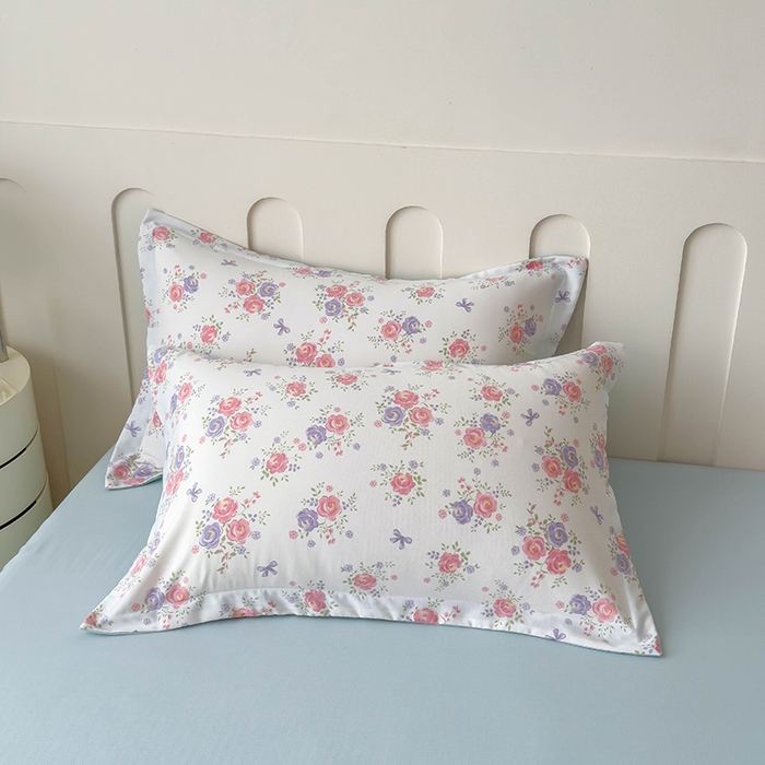 91家纺网 家纺一手货源 找家纺 宝士康家纺 2025新款10A抗菌针织夏被四件套 花影阑珊