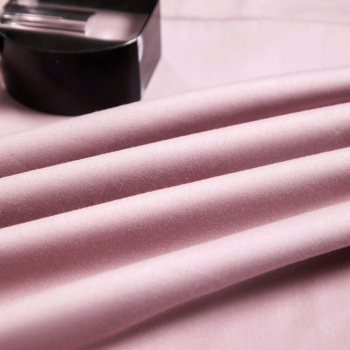 91家纺网 家纺一手货源 找家纺 秀色家纺 2024新品 A类100支双股长绒棉单品床笠 梦易-玉颜粉