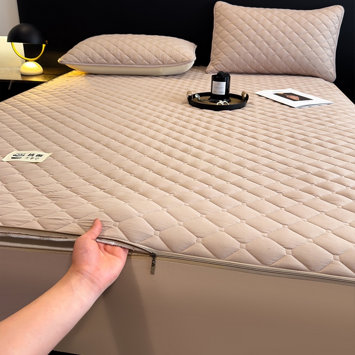 91家纺网 家纺一手货源 找家纺 （总）叠派家纺 2025新款5A抗菌A类夹棉床笠经典款防水款系列