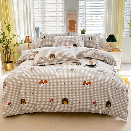 91家纺网 家纺一手货源 找家纺 （总）橘姿 2025新款100%加厚全棉四件套纯棉四件套磨毛四件套礼盒装（控价不低于170）