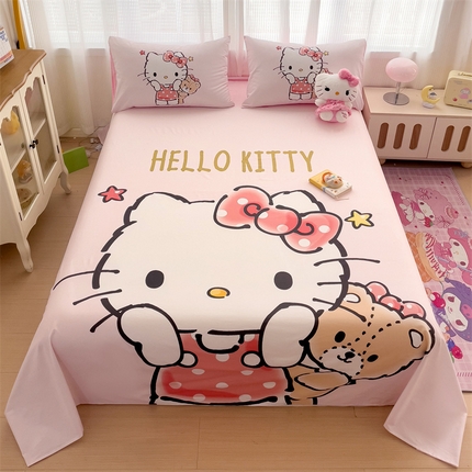 91家纺网 家纺一手货源 找家纺 （总）名兮2025新款大版经典奥特曼三丽鸥三件套全棉纯棉床单