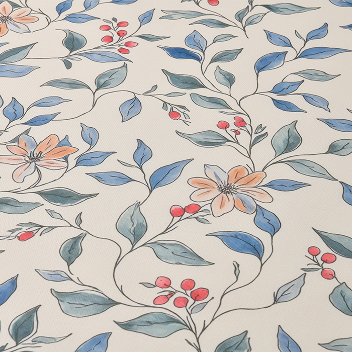 91家纺网 家纺一手货源 找家纺 简一 2025新款A类碳光印花数码冰丝凉席系列-床单款 花枝招展