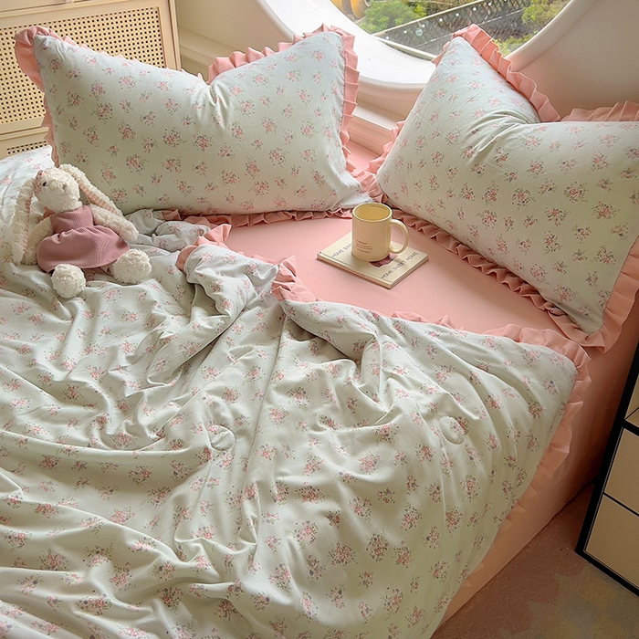 91家纺网 家纺一手货源 找家纺 欧尚 2025新款夏被四件套 花语