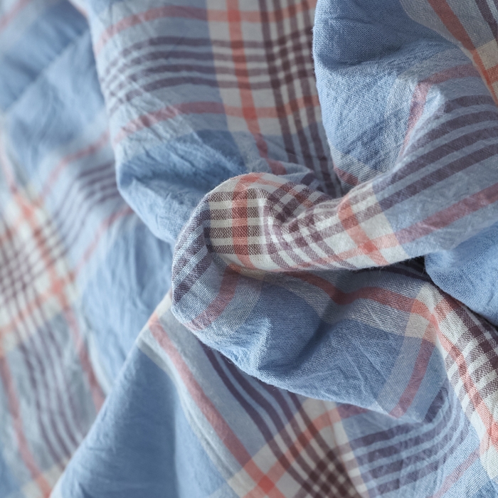 91家纺网 家纺一手货源 找家纺 圣尔雅家纺 2025新款里外全棉色织夏被新疆棉花被纯棉被子空调被夏凉被 艾玛条格