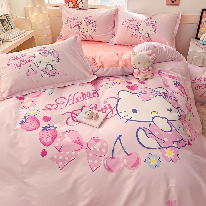 91家纺网 家纺一手货源 找家纺 （总）博雅 2025新款三丽鸥全棉大版单枕套