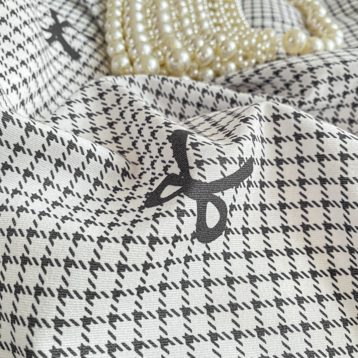 91家纺网 家纺一手货源 找家纺 一比一家纺 2025新款针织双层纱夏被床盖四件套单夏被单床盖单品 格韵