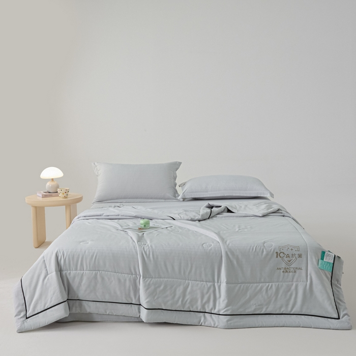 91家纺网 家纺一手货源 找家纺 （总）宝士康家纺 2025新款10A抗菌华夫条提花夏被