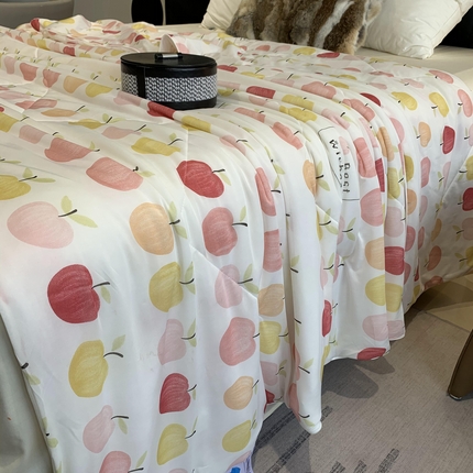 91家纺网 家纺一手货源 找家纺 （总）2025新款小冰皮夏凉被锦纶氨纶面料空调夏被凉感丝单夏被空调被