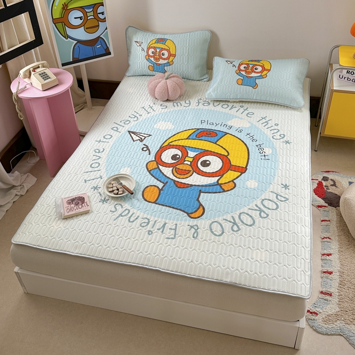 91家纺网 家纺一手货源 找家纺 （总）金爱家2025新款啵乐乐乳胶凉席