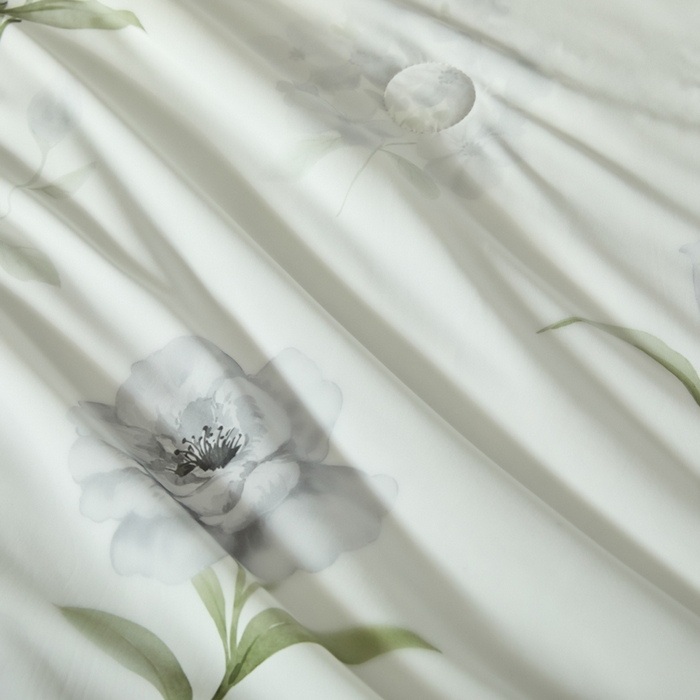 91家纺网 家纺一手货源 找家纺 2025春夏新款100%双面锦纶美式印花夏被凉感空调被 水墨江南