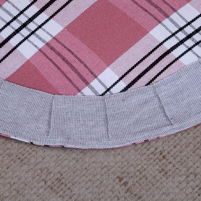 91家纺网 家纺一手货源 找家纺 恋尚羽 2025新款加厚纯棉老粗布凉席三件套 大方格 咖