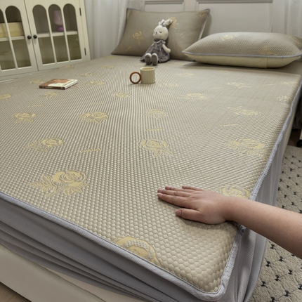 91家纺网 家纺一手货源 找家纺 （总）金爱家 2025新款430克中分子豆豆席凉席席子