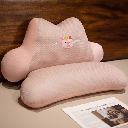 91家纺网 家纺一手货源 找家纺 （总）仟亿莱 2025新款华夫格冰豆豆凉感多功能腰靠