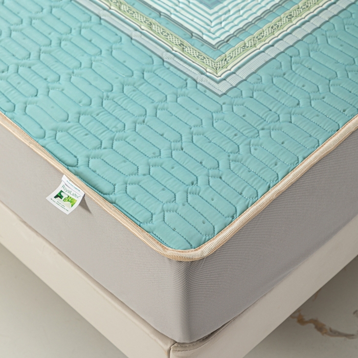 91家纺网 家纺一手货源 找家纺 美丽折家纺 2025新款6mm厚乳胶床笠款三件套 秘密花园