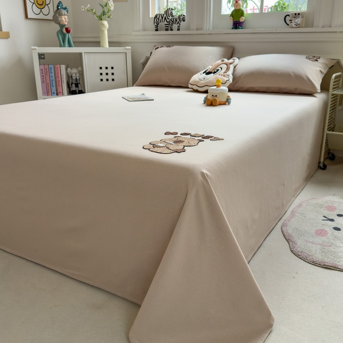 91家纺网 家纺一手货源 找家纺 席世家 2025春夏新款全棉纯棉老粗布印花床单凉席席子 卡皮拉