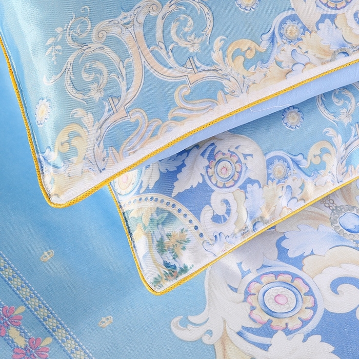 91家纺网 家纺一手货源 找家纺 （总）情恒家纺2025新款床裙款冰丝布艺软凉席三件套