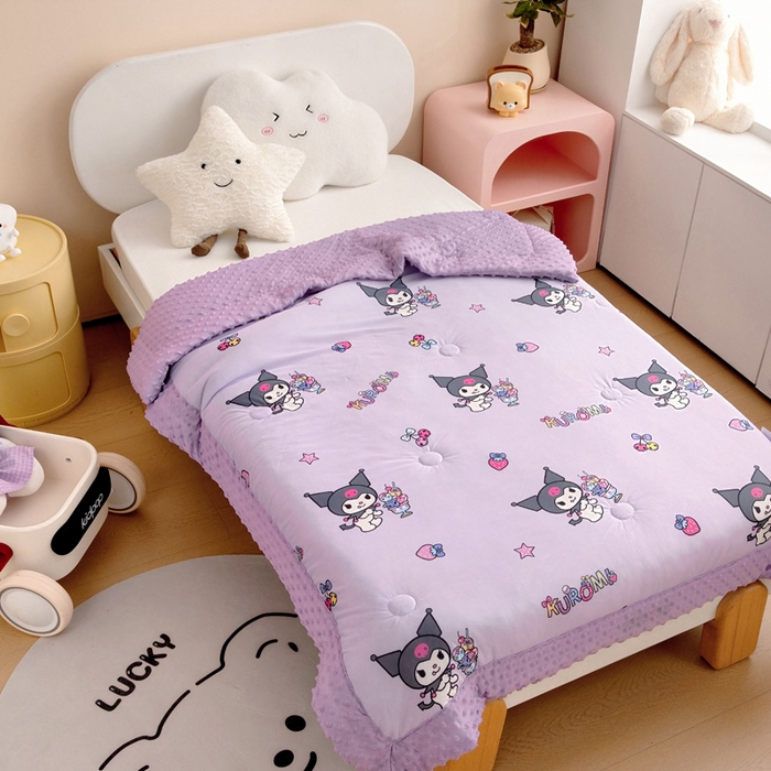 91家纺网 家纺一手货源 找家纺 （总）花满路 2025新款亲肤卡通系列儿童夏被-小床图【控价28-45-55】