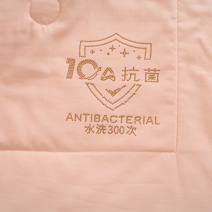 91家纺网 家纺一手货源 找家纺 宝士康家纺 2025新款10A抗菌华夫条提花夏被 暖玉