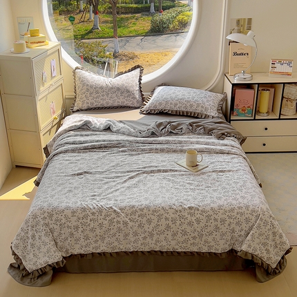 欧尚 2025新款夏被四件套 枝叶