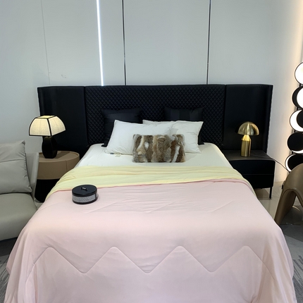 91家纺网 家纺一手货源 找家纺 （总）2025新款小冰皮夏凉被锦纶氨纶面料空调夏被凉感丝单夏被空调被