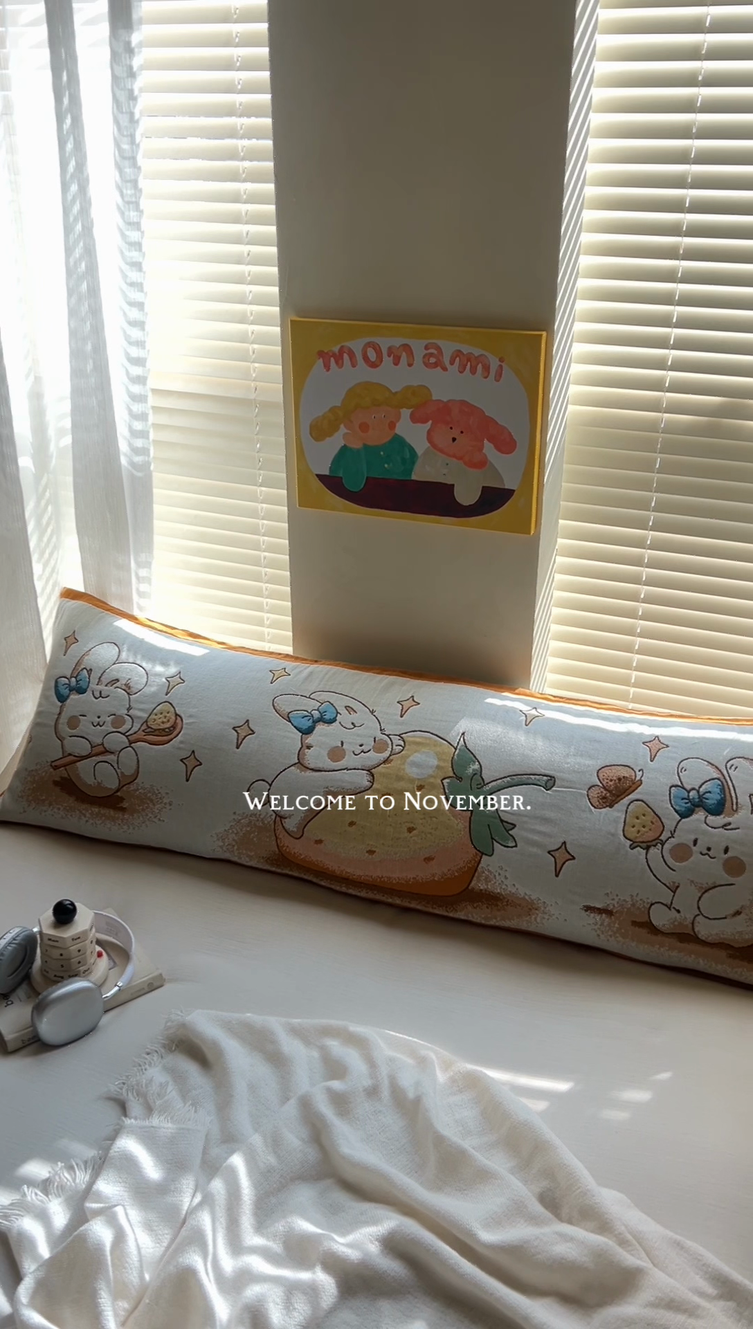 91家纺网 家纺一手货源 找家纺 雯雨2025新款A类卡通双人纱布枕套 草莓兔