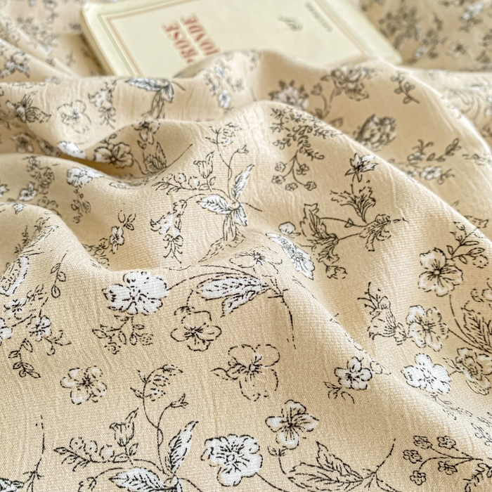 91家纺网 家纺一手货源 找家纺 一比一家纺 2025新款针织双层纱夏被床盖四件套单夏被单床盖单品 繁花