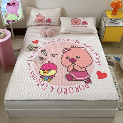 金爱家2025新款啵乐乐乳胶凉席 凉席-可爱嘟嘟