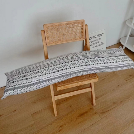 91家纺网 家纺一手货源 找家纺 （总）花西夫人 2023新款13372全棉印花长枕套双人枕头情侣枕芯