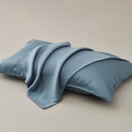 91家纺网 家纺一手货源 找家纺 （总）漫时光 2025新款亲肤舒适60S天丝纯色单品枕套系列