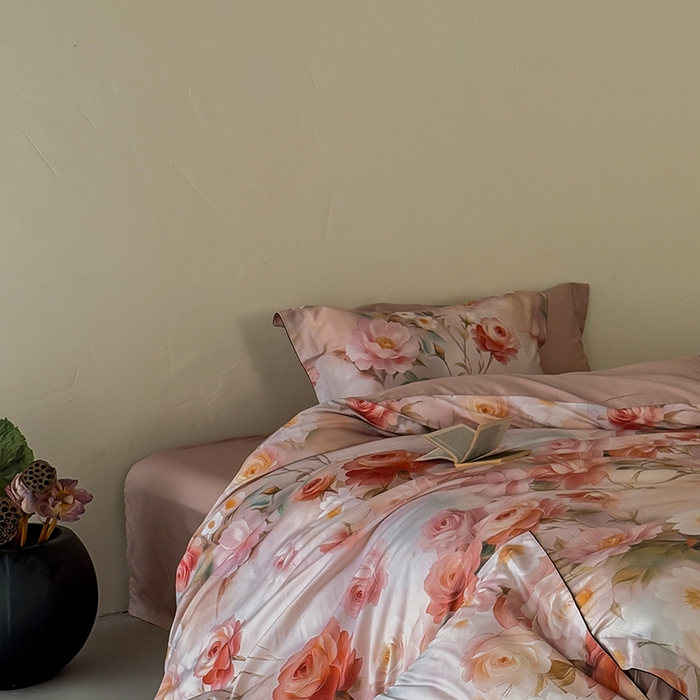 91家纺网 家纺一手货源 找家纺 涞澳家纺 2025新款亲肤舒适悦棉四件套 采薇