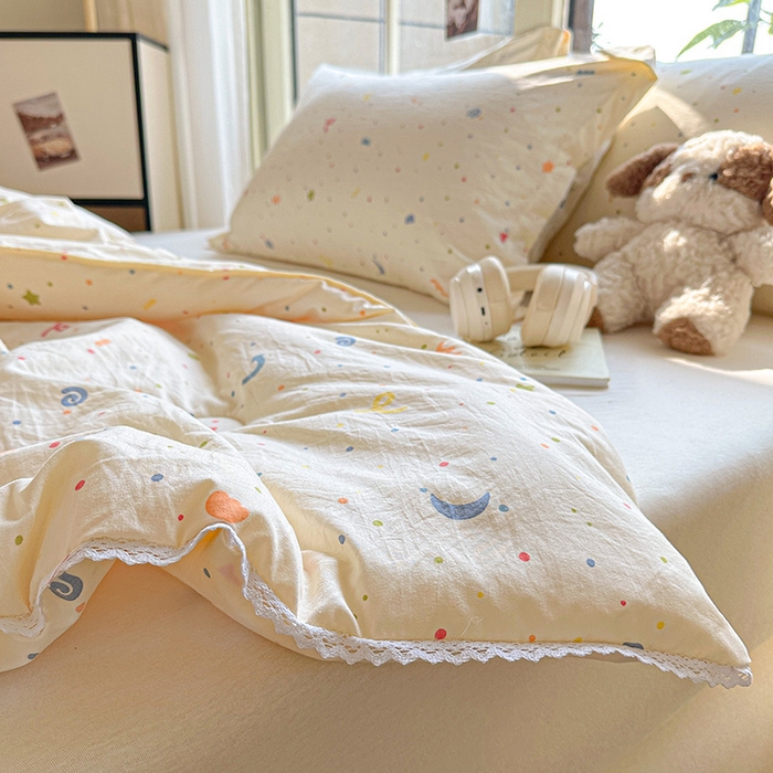 91家纺网 家纺一手货源 找家纺 2025新款双层皱皱纱水洗棉夏被夏凉被空调被可机洗空调被子被芯棉被 小芝士