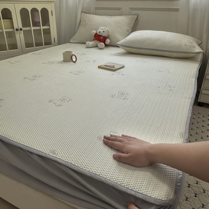 91家纺网 家纺一手货源 找家纺 （总）金爱家 2025新款430克中分子豆豆席凉席席子