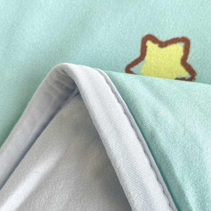 91家纺网 家纺一手货源 找家纺 花满路 2025新款儿童针织棉夏被 卡帕狗