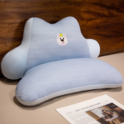 91家纺网 家纺一手货源 找家纺 （总）仟亿莱 2025新款华夫格冰豆豆凉感多功能腰靠