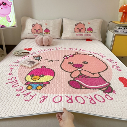 91家纺网 家纺一手货源 找家纺 （总）金爱家2025新款啵乐乐乳胶凉席