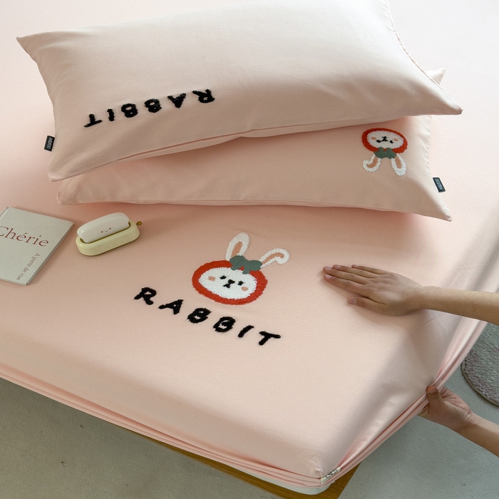 91家纺网 家纺一手货源 找家纺 席世家 2025春夏新款全棉纯棉老粗布印花床笠凉席席子 宝贝兔