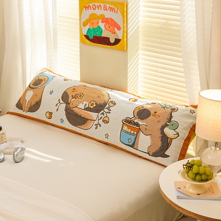 91家纺网 家纺一手货源 找家纺 （总）雯雨2025新款A类卡通双人纱布枕套