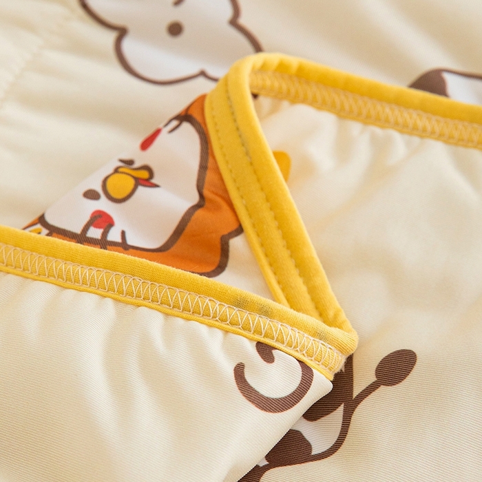 91家纺网 家纺一手货源 找家纺 嗨生活2025年儿童夏被 幼儿园夏被 凉感丝夏被 动物园