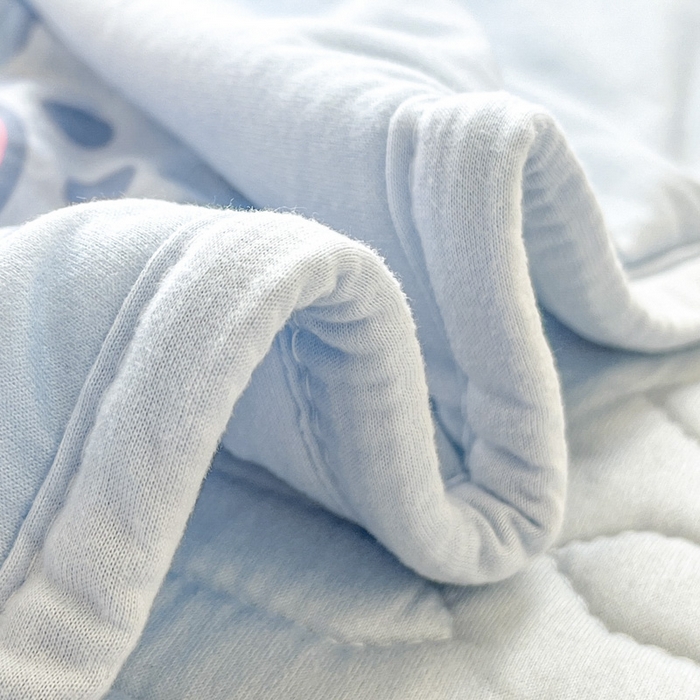 91家纺网 家纺一手货源 找家纺 花满路 2025新款儿童针织棉夏被 玉桂狗