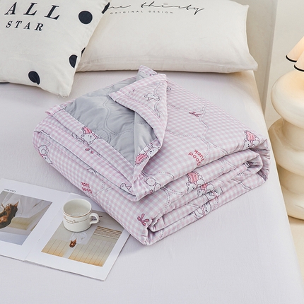 91家纺网 家纺一手货源 找家纺 （总）被多多被业 2025新款凉感丝印花夏被夏凉被空调被