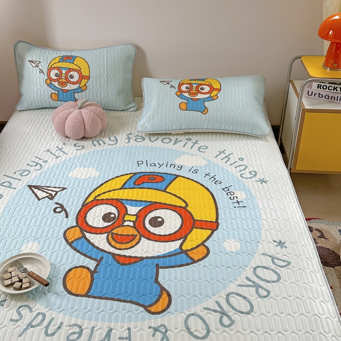 91家纺网 家纺一手货源 找家纺 （总）金爱家2025新款啵乐乐乳胶凉席